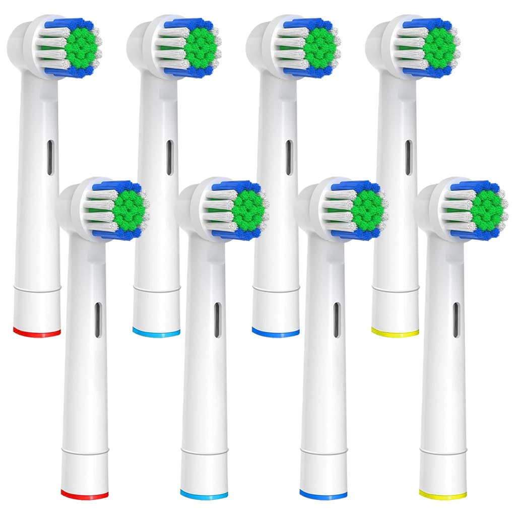 MAYCREATE 8Pcs Electric Toothbrush Replacement Heads for Most Braun Electric Toothbrushes Soft Dupont Bristles Electric Toothbrush Replacements MAYCREATE 8Pcs Electric Toothbrush Replacement Heads for Most Braun Electric Toothbrushes Soft Dupont Bristles Electric Toothbrush Replacements